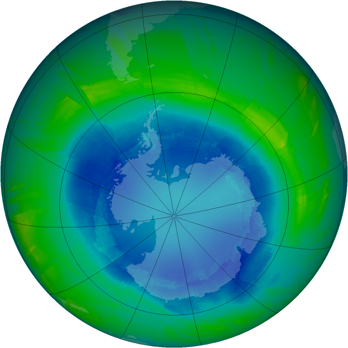 Ozone Map 2010-08-29